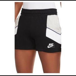 Nike color blocked shorts